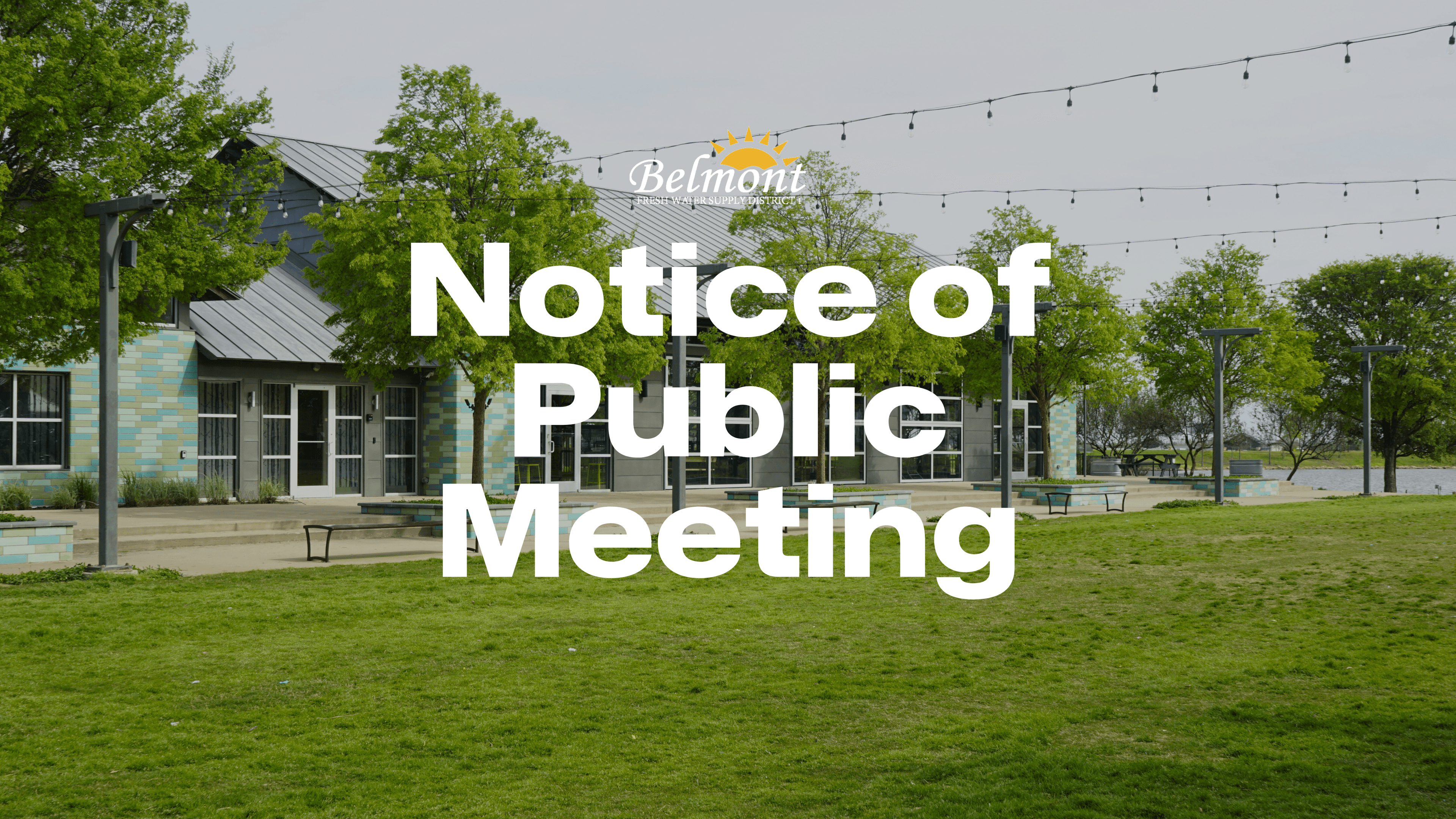 Notice of Public Meeting